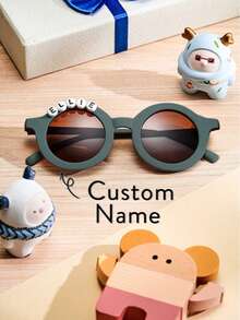 Classroom Decor /Back To School/Party Decorations 1pc Custom Kids Name Glasses, Custom Kids Party Favors, Peraonalized Child Glasses, Kids Pool Party, Children Birthday Party Personalized Name Glasses For Girls Or Boys Toddler Glasses, Cute Kids Glasses,Multi-Functional,Ornamental,Letter,Stylish,Modern,Colorful,Cute,Adorable,Casual,Custom,Personalised,Unique,Customized,Ideal Gifts For Him,Ideal Gifts For Her - Multicolor - View 2