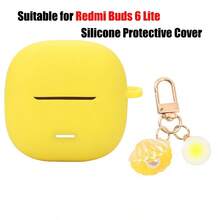 Compatible With Redmi Buds 6 Lite Earphones Soft Silicone Protective Case Cover - With Lanyard - View 11