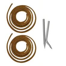 1 pieza Set de reparación de correa de guante de béisbol/sóftbol, kit de reparación rápida de correa de guante, que incluye agujas de correa para guantes de receptor, fácil de usar, de alta calidad sintético, múltiples colores