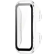 PC Schutzhülle + Bildschirmschutz kompatibel mit Huawei Band 9/8, Schutzhülle mit gehärtetem Glas Displayschutz & PC Bumper Cover Zubehör, für Herren und Damen