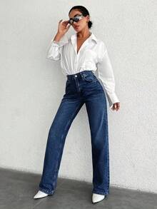 Women Jeans - Medium Wash - View 4