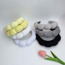 1pc Women Simple Cloud-Shaped Headband For Washing Face Hairband Diadema Hair Hoop