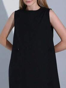 Casual White Sleeveless Dress, Spring/Summer