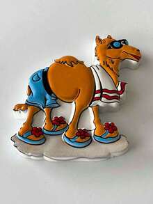 1 件 3D 阿拉伯骆驼冰箱贴，创意装饰纪念品，适合旅行和家居