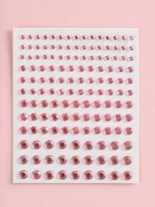 3D Realistic Chunky Glitter Glass Rhinestone Facial Decorations, Suitable For Hair, Eyes, Face, Body Decoration, Gift For Women, Music Festival, Party, Masquerade