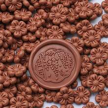 BAOFALI 100 PCS Colorful Aurora Wax Beads For Wax Seal Stamp/100 PCS Sakura Shape Sealing Wax Beads For Wax Seal Stamp