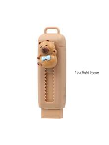 1/4pcs Capybara Retractable Erasers Set, Cartoon Design 4B Eraser Cute Rubber Push-Pull Eraser, For Drawing & Exams Students Back To School Office Supplies Stationery - Multicolor - View 18