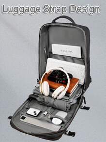 Sac à dos de voyage pour homme, sac de travail, bagage à main, sac à dos grand format étanche aux affaires, sac de week-end, sac à dos pour ordinateur portable avec port de charge USB, sac de collège, sac pour ordinateur, cadeau pour hommes