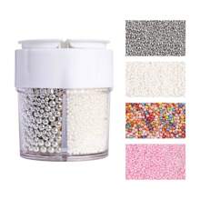 1 pièce de Perles, Perles pour la décoration de gâteau en 2 tailles, Perles blanches nacrées pour la décoration de gâteau, cupcake, glace, chocolat, biscuits, célébrations, mariage, baby shower, fête