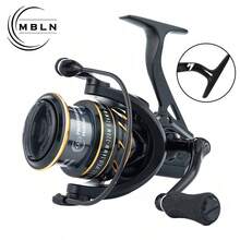 All-Metal Spinning Reel, Smooth Fishing Reel For Baitcast, Sea Fishing, Long-Range Fishing - Black - View 2