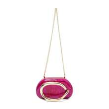 Nova bolsa diagonal de ombro feminina europeia e americana, bolsa de acrílico redonda clássica com concha assimétrica, bolsa clutch moderna para festa de casamento, bolsa elegante com concha, perfeita para festas, casamentos, jantares e banquetes, combina com vestidos de noiva, trajes formais, vestidos de baile, trajes de aniversário e trajes femininos para festas