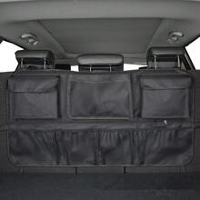 Car Trunk Storage Bag SUV Car Seat Back Hanging Bag Multi Functional Storage Mesh Bag Car Interior Storage Items - Multicolor - View 8