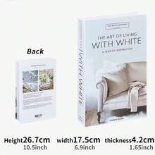 3pcs Foldable Fake Books, Home Decor Books, Modern Fashion Decorative Books, Luxury Decorative Books, Living Room Decor, Desktop Ornament, Home Decor, Photography Prop - Black - View 4