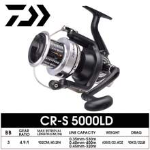 DAIWA DAIWA CROSSCAST-S Weitwurf Brandungsrolle für Meeresfischen, Baitcast Angel-Rolle für Weitwurfwürfe