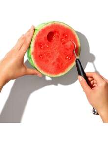 2pcs Stainless Steel Double-Headed Fruit Spoon, Melon Baller, Ice Cream Scoop, Watermelon Scoop, Fruit Ball Maker - Multicolor - View 9