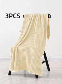 1/3pcs Set - Dark Gray Water Wave Pattern Towels - 3pcs Face Towels/3pcs Bath Towels/1pc Large Bath Towel - Coral Fleece Material - High-End Texture - Skin-Friendly Soft Comfortable - Strong Absorbency And Drying Effect - Suitable For Hotel, Spa, Outdoor, Yoga, Vacation, Camping, Swimming Pool Etc. - All Season - Simple And Useful Bathroom Towel Set Back To School For Beauty Salon Home Bathroom