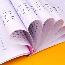 Math Daily Workbook, Horizontal And Vertical Addition, Subtraction And Decomposition Combo Workbook, Handwritten Math Workbook, Blue And Red, Paper With Thinking Training, Suitable For Halloween, Christmas Gifts