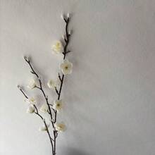 5 件/3 件/1 件人造梅花假冬甜长茎塑料花，适用于婚礼、家庭办公室、卧室派对、餐桌中心装饰、室内或室外花园装饰、生日、周年纪念日、情人节节日礼物（不含花瓶）、毕业礼物 - 彩色 - 查看 13