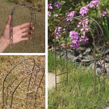 Accesorii pentru grădină de zâne, set de mobilier metalic în miniatură pentru decorarea ghivecilor de plante în aer liber și în interior, decor pentru casă de păpuși, mini masă și scaune, ornamente pentru ghiveci suculente, accesorii pentru micro-peisaj DIY, decorațiuni pentru casă de zâne, mobilier mic de grădină din fier cu arc, moară de vânt, indicator, cutie poștală, gard, umbrelă, coș de plantat - Multicolor - Vizualizare 13