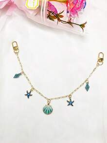 1 st. hängande dekoration med havsvarelse, kedjeliknande väskberlock, lämplig för olika väskor, söt rosa present, högtidspresent - Multifärgad - Visa 4