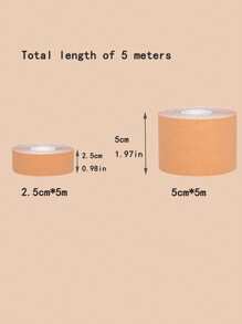 1 Roll 5M Boob Tape Lift Firm Your Breasts, Nipple Cover Breathable Breast Lift Tape For A-E Cup Large Breasts!