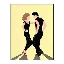 1PC Modern Classic Movie Pulp Fiction Posters Print Jack Rabbit Dance Canvas Painting Minimalist Wall Arts Picture Living Room Home Decor Optional Frame ,Wall Art With Frame - Multicolor - View 12