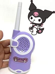 Sanrio 2PCS Sanrio Kuromi Walkie-Talkie Toys, Walkie Talkie Wireless Radio Comunicator Outdoor Toy, Christmas Gift.Suitable For Indoor And Outdoor Multi-Player Interactive Games, Birthday Gift.