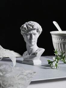 1 pièce de vase de décoration d'intérieur représentant la sculpture antique grecque de David, figurine en résine tridimensionnelle, décor de pot de fleurs d'intérieur et d'extérieur, décoration exquise