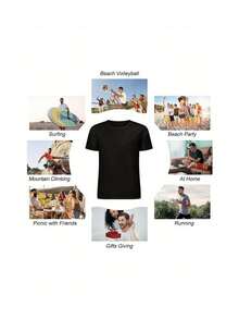 Camiseta para Hombre Forever Jung - Diseño Humorístico de Psicoanalista, 100% Algodón, Ultra Suave y Transpirable, Cuello Redondo, Manga Corta, Estilo Urbano, Absorbe la Humedad - Regalo Ideal para Él - Negro - Ver 6