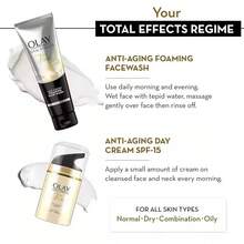 paquete de Olay Total Effects - Crema de día con FPS 15 de 1.7 oz + Limpiador espumoso de 3.3 oz