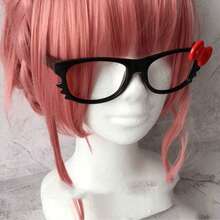 Leopard Print Glasses Frames - Y2K Retro Fashion Accessory, Lightweight Plastic With Floral Accents, Lens-Free Decorative Eyewear For Women - Perfect Cute Gift For Mom",Month's Day Gifts - 彩色 - 查看 6