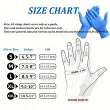 Disposable Gloves (100 PCS, Blue)