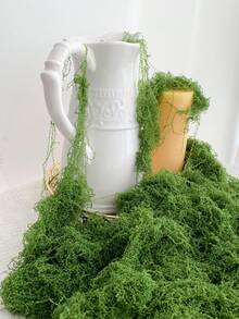 120g/50g/30g/10g Artificial Green Moss, Suitable For Indoor Potted Plants, Can Be Hung Indoors And Outdoors, Garden, Porch, Windowsill, Planter, Home Wedding, Farmhouse, Patio, Window - Multicolor - View 5