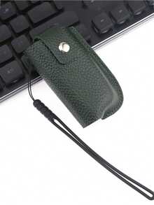 1pc Genuine Leather Protective Case Suitable For Ploom X Advanced ,Smoking Accessories - Solid Color - View 8