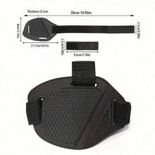 1/2 件摩托车变速鞋套垫，骑行变速杆垫，蜂窝防滑鞋面保护套 - 黑色 - 查看 8