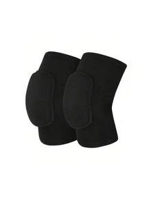 1 paire de genouillères de sport, supports de genoux rembourrés en éponge antidérapants, support respirant pour la danse, le patinage, le football, le basketball, le volley-ball, manches de genou de sport chaudes et protectrices, convenant aux accessoires de gym pour hommes et femmes - Multicolore - Voir 14