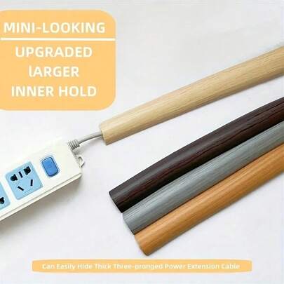 1 件 2 米/78.74 英寸地板线保护套延长线管道保护器电源线保护套实用电线整理器电线保护器