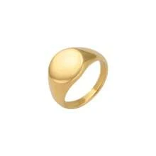 1 Stück Minimalistische Edelstahl Plain Ring für Paare