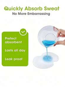 50pcs/Set Odorless Perspiration Absorbing Pads, Suitable For All Skin Types, Breathable One-Time Use Sweat Pads, Necessary For Body Care In Summer, Suitable For Travel, Sports, Outdoor Activities