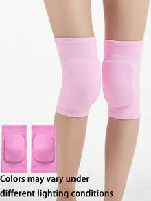 1 paire de genouillères de sport, supports de genoux rembourrés en éponge antidérapants, support respirant pour la danse, le patinage, le football, le basketball, le volley-ball, manches de genou de sport chaudes et protectrices, convenant aux accessoires de gym pour hommes et femmes - Multicolore - Voir 13