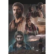 1 pièce/3 pièces Affiche murale Art optionnel Cadre Série américaine de drame "The Last of Us" Saison 2 Jeu zombie populaire "The Last Survivor" Collection d'affiches vedette Impression HD sur canevas de style vintage. Décoration de maison, chambre à coucher, bar fond