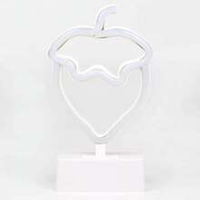 Strawberry Neon Light Table Lamp - 1 - View 1