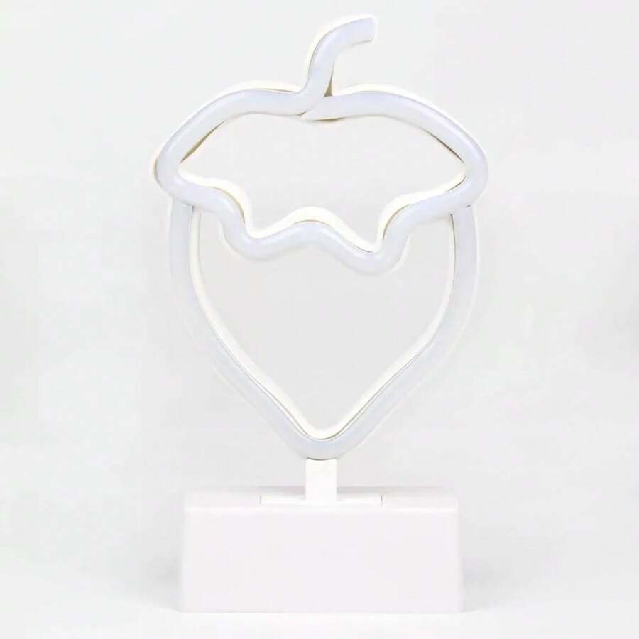 Strawberry Neon Light Table Lamp - 1 - View 1
