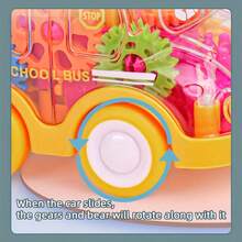 3PCS Press Type Small Car Inertia Rebound Car Puzzle Toy - Impact Resistant, Battery Free, Multiple Color Options - Perfect For Birthday Parties And Christmas Gifts