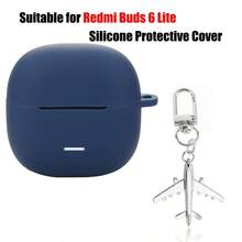 Compatible With Redmi Buds 6 Lite Earphones Soft Silicone Protective Case Cover - With Lanyard - View 4