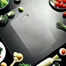 Anti-Slip Stainless Steel Kitchen Chopping Board With 5 Sizes To Choose From, Antibacterial And Deodorizing, Easy To Clean, Various Sizes Suitable Cutting Fruits, Vegetables, Meat And Bread, Chopping Board, Kitchen Supplies