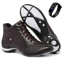 Women Wedge Sneakers - 咖啡棕 - 查看 1