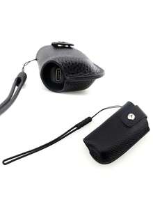 1pc Genuine Leather Protective Case Suitable For Ploom X Advanced ,Smoking Accessories - Solid Color - View 2