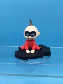 Sanrio (2 Sets, No Duplexes) Disney's Incredibles Series Of Car Assembly Figurines, With Base, Mini Full-Body Model, Multiple Incredibles Characters To Choose From, An Excellent Choice For Small Gifts