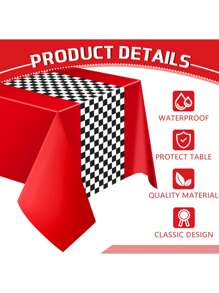 1/2pcs, Car Birthday Party Supplies Racing Party Decorations Road Tablecloth Racetrack Table Runner Table Covers For Car Theme Birthday Favors, 54 X 108 Inch